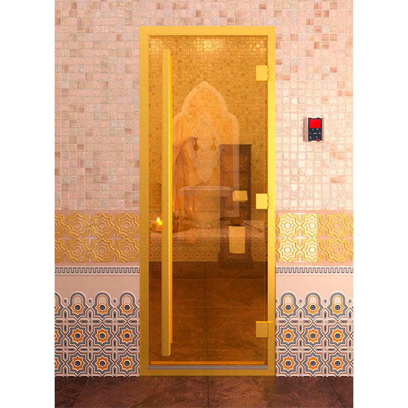 Дверь Хаммам Золото DoorWood