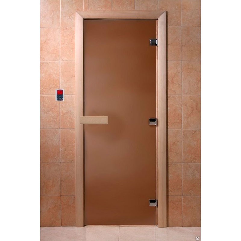 Стеклянная дверь Бронза матовая DoorWood